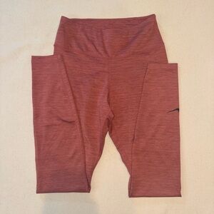 Nike Red Performance Leggings High Waist Stretch